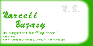 marcell buzasy business card